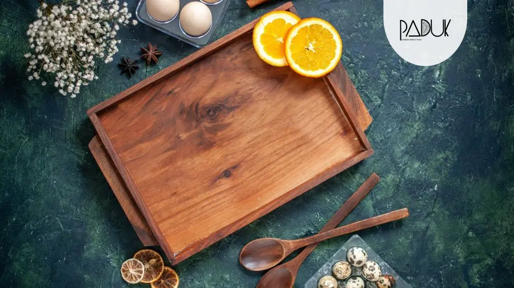 خرید سینی چوبی دست ساز