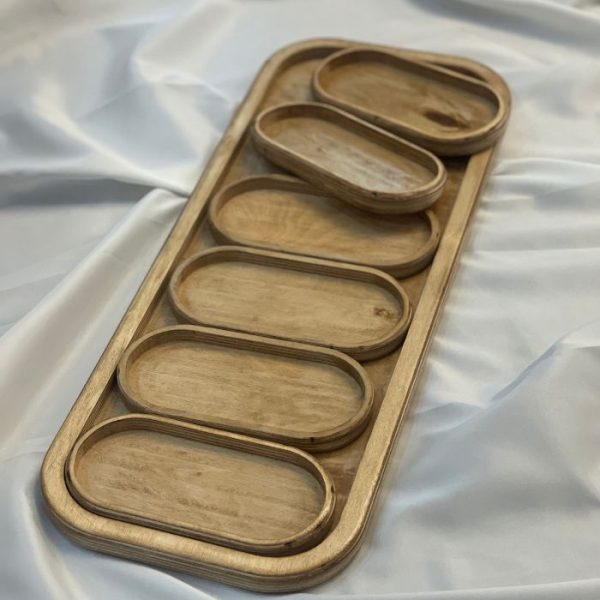اردوخوری 6 خانه چوبی با قابلیت جدا شدن