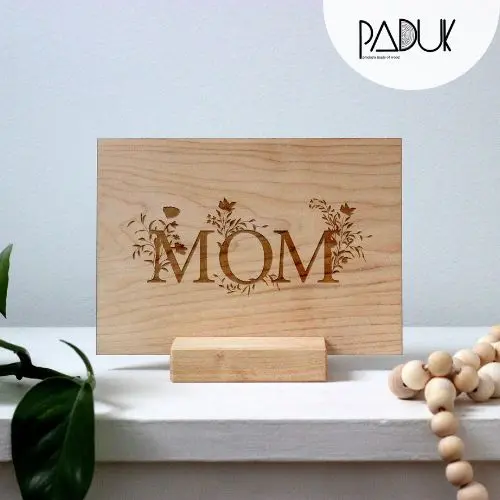 هدیه چوبی برای روز مادر
